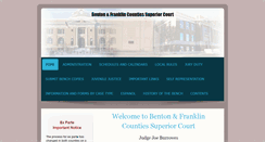 Desktop Screenshot of benton-franklinsuperiorcourt.com
